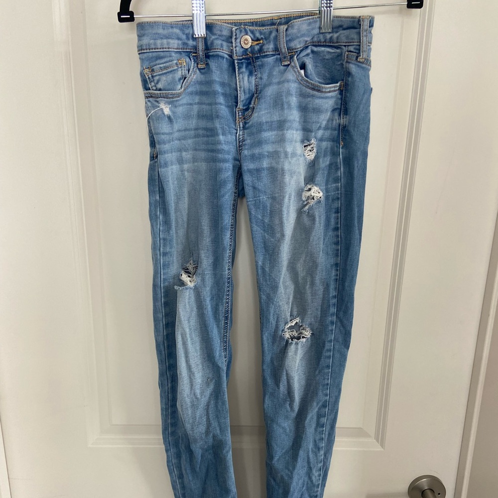 Hollister distressed skinny Jean